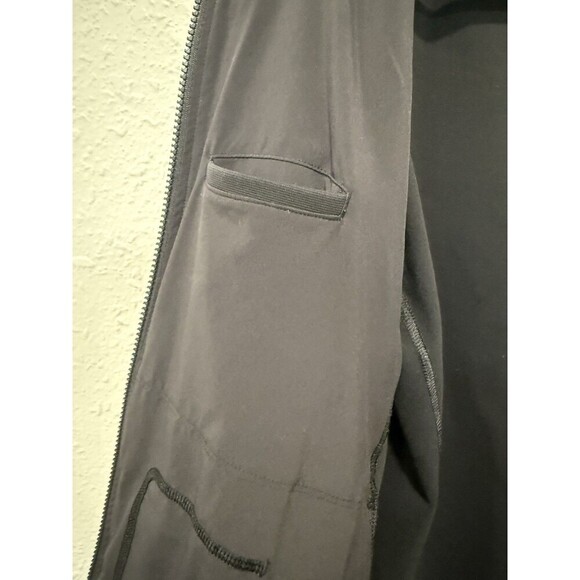 Lululemon Sojourn Jacket Zip Up Black Track Jacket  Sz Large - Picture 7 of 9